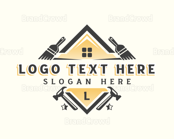 Roofing Construction Carpentry Logo