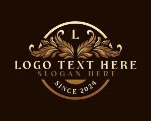 Decorative Leaf Boutique Logo