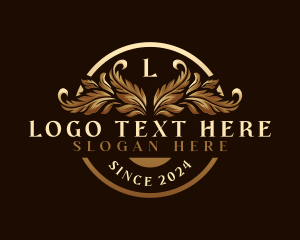 Ornamental - Decorative Leaf Boutique logo design