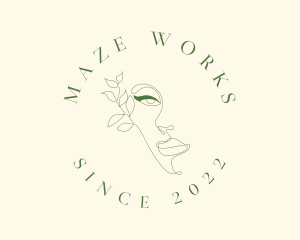 Woman Beauty Salon logo design