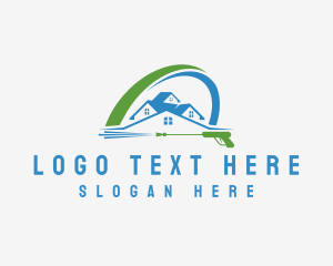 Roof - Roofing Power Wash logo design
