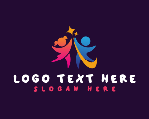 Joy - Children Star Achievement logo design