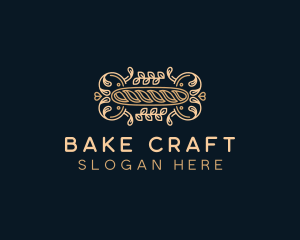 Baguette Bread Baker logo design