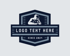 Welding Torch Handyman logo design