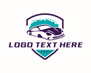 Car Wash - Car Vehicle Washing logo design