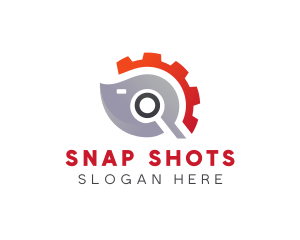 Instagram - Industrial Photography Lens logo design