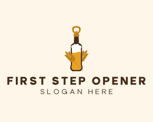 Opener - Malt Beer Opener logo design