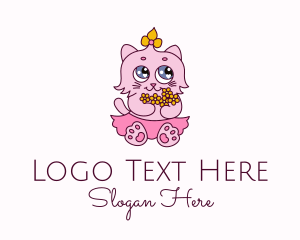 Mascot - Pretty Cat Mascot logo design