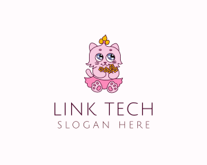 Pretty - Pretty Cat Pet logo design