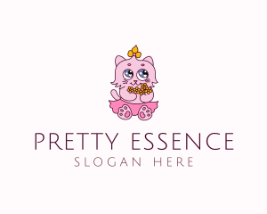 Pretty - Pretty Cat Pet logo design