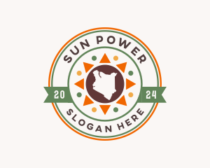 Kenya Africa Sun logo design