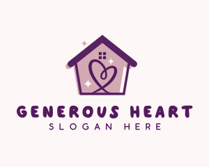 Caregiver Love Heart logo design