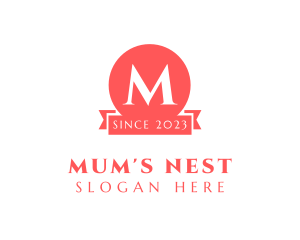 Mum - Feminine Banner Business logo design