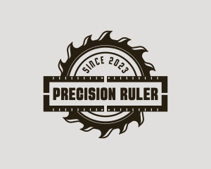 Ruler - Circular Saw Ruler logo design