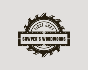 Circular Saw Ruler logo design