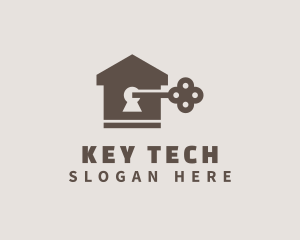 Housing Key Hole logo design