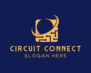 Circuit - Circuit Chip Tech logo design