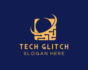 Circuit Chip Tech logo design