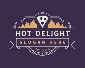 Pizza Flame Oven logo design