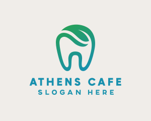 Dental Green Tooth Dentist logo design