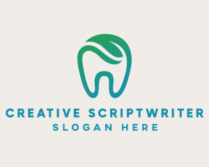 Dental Green Tooth Dentist logo design