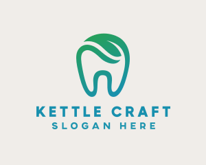 Dental Green Tooth Dentist logo design