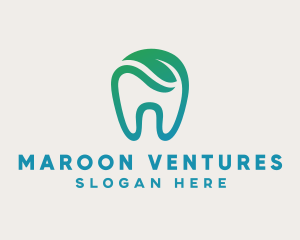 Dental Green Tooth Dentist logo design