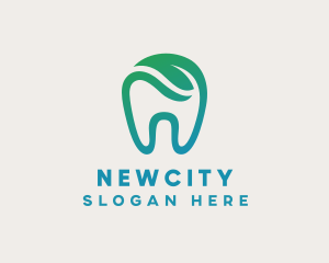 Dental Green Tooth Dentist logo design