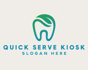 Dental Green Tooth Dentist logo design