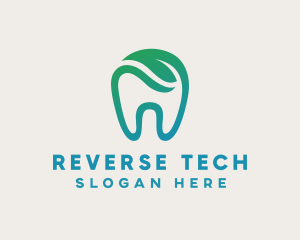 Dental Green Tooth Dentist logo design