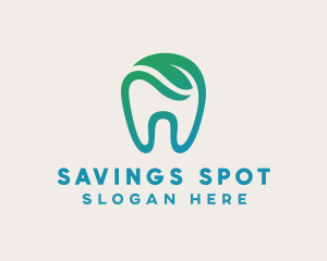 Dental Green Tooth Dentist logo design