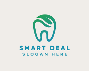 Dental Green Tooth Dentist logo design