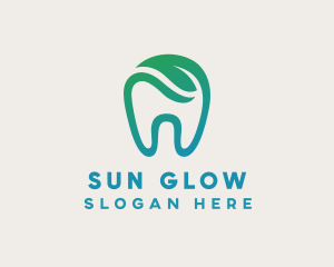 Dental Green Tooth Dentist logo design