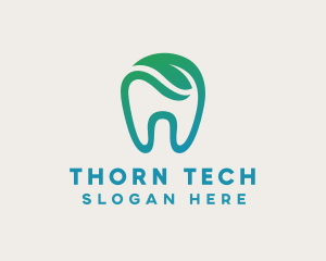 Dental Green Tooth Dentist logo design