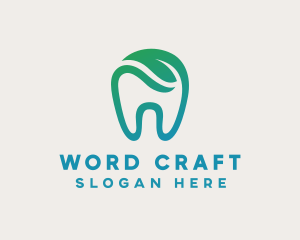 Dental Green Tooth Dentist logo design