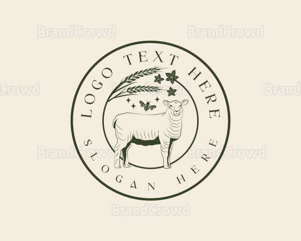 Garden Farm Sheep Logo