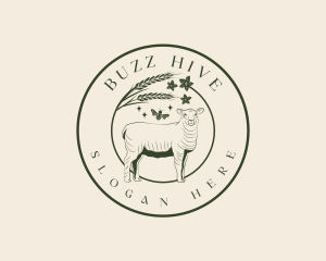 Garden Farm Sheep logo design