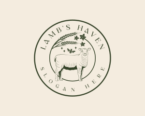 Lamb - Garden Farm Sheep logo design