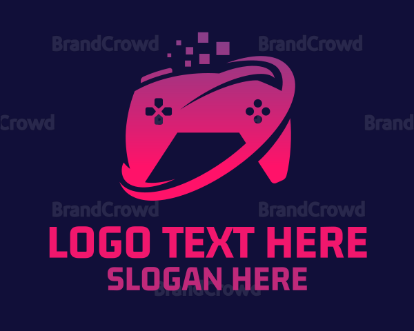 Purple Cyber Gamepad Logo
