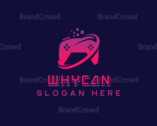 Gaming Controller Player Logo