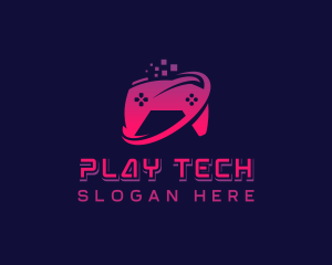 Gamepad - Gaming Controller Player logo design