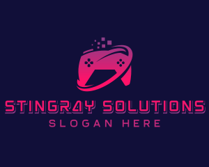 Gaming Controller Player logo design