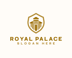 Palace - Castle Palace Gate Shield logo design