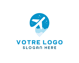 Aircraft - Plane Travel Flight logo design
