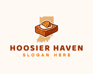 Indiana - Indiana Persimmon Pudding logo design