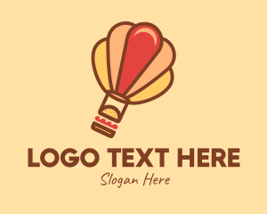 Food Delivery - Hot Air Balloon Burger logo design