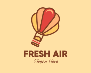 Hot Air Balloon Burger logo design