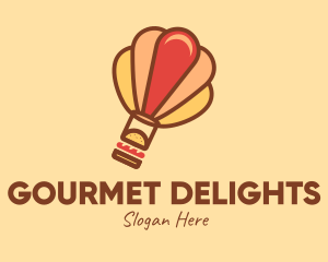 Hot Air Balloon Burger logo design