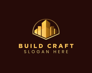 Luxury Building City logo design