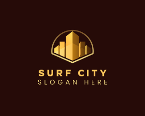 Luxury Building City logo design